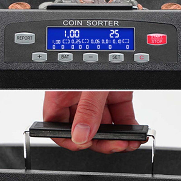 Sakerplus® Automatic Coin Counter Sorter