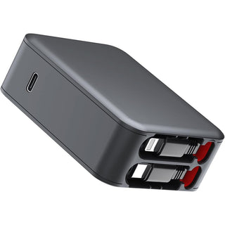 Sakerplus Compact Dual Retractable USB Charger