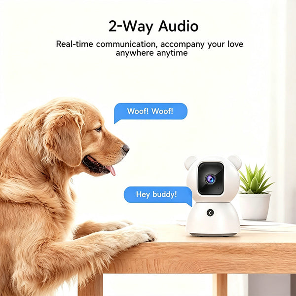 Sakerplus® Indoor Smart Security Camera Baby Monitor