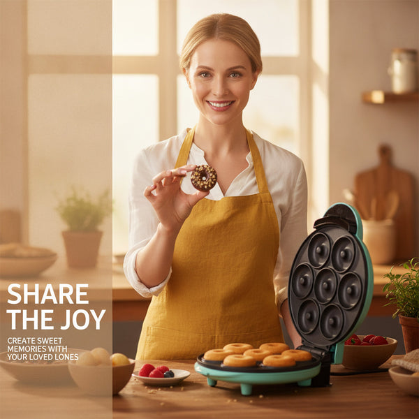 Sakerplus® Compact Mini Donut Maker Machine