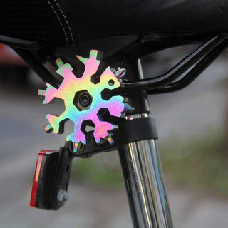Sakerplus 18-in-1 Stainless Steel Snowflakes Multi-tool