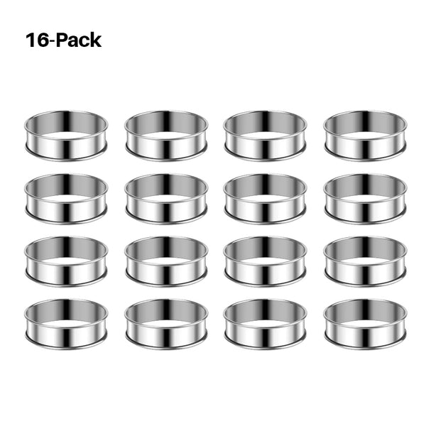 Sakerplus® English Muffin Crumpet Cookie Ring Set