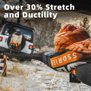 Sakerplus Offroad Kinetic Recovery Tow Rope