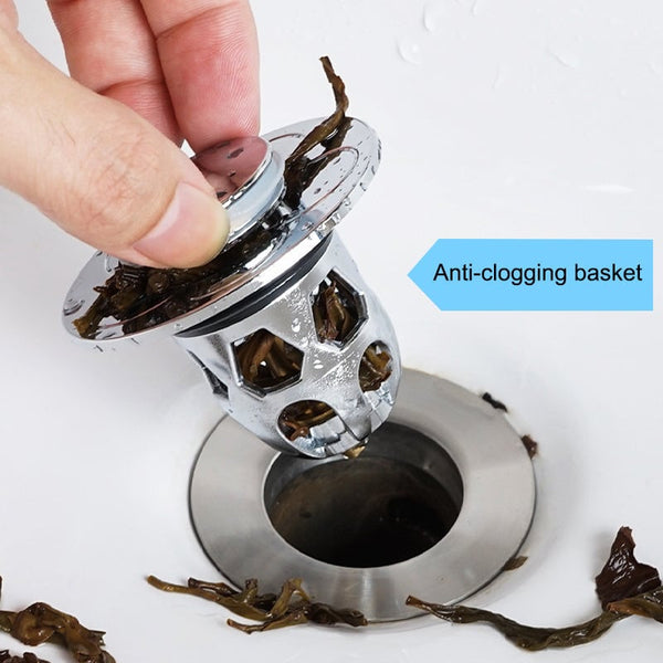 Tapón antifugas para lavabo universal Sakerplus
