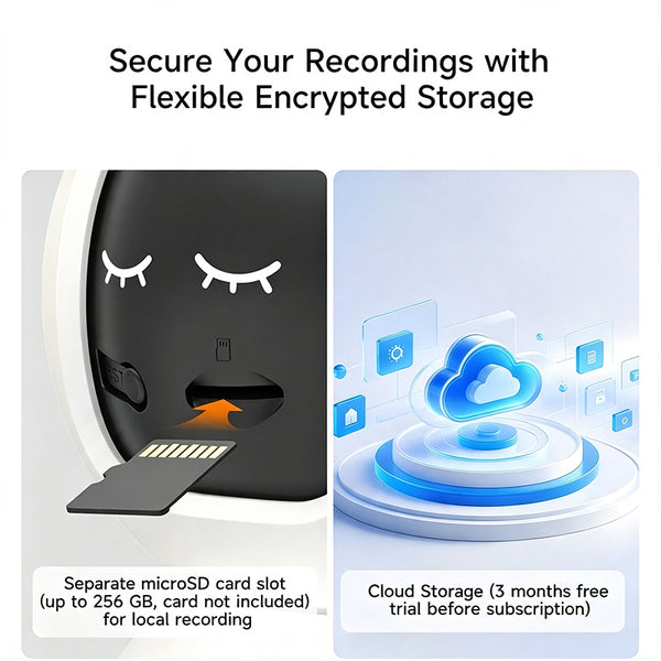 Sakerplus® Indoor Smart Security Camera Baby Monitor