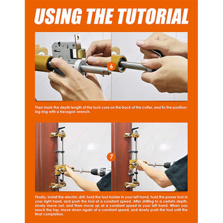 SAKER® Door Lock Hole Opener Kit