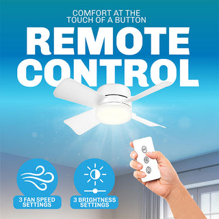 Sakerplus Ceiling Fan Light With Remote Control
