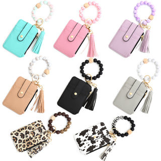 Sakerplus® Wristlet Keychain Bracelet Wallet