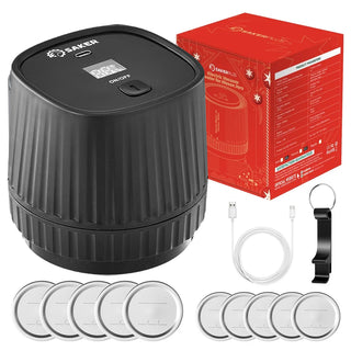 Sellador al vacío eléctrico para tarros Mason SakerPlus®