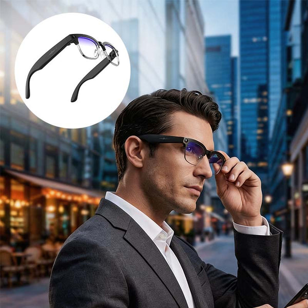 Sakerplus® AI Camera Glasses with Real-Time Translation