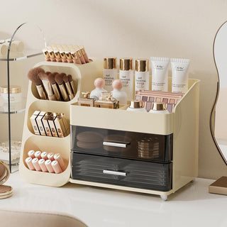 Sakerplus® Elegant Vanity Makeup Storage Organizer Box