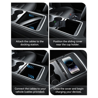 Sakerplus® Tesla Model 3 Y USB Hub