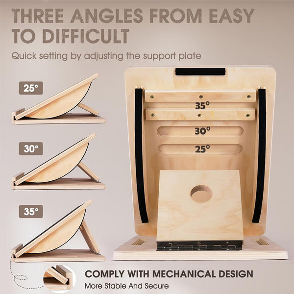 Tabla de equilibrio y tabla inclinada de 6 ángulos Sakerplus®