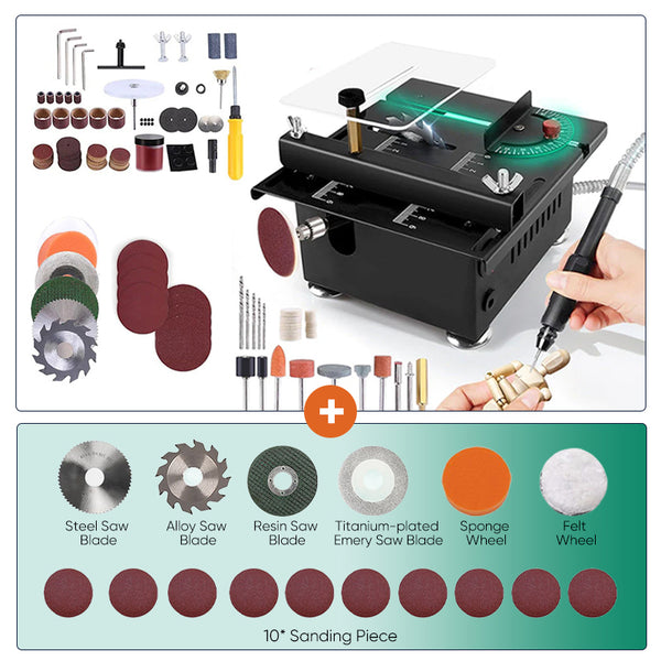 Minisierra de mesa multifuncional Sakerplus - Kit de consumibles de repuesto
