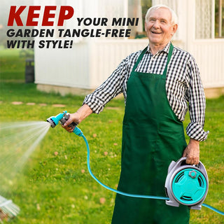 Carrete de manguera de jardín portátil retráctil Sakerplus®