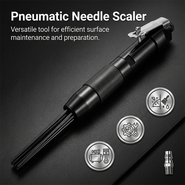 Sakerplus® Compact Pneumatic Needle Scaler Tool