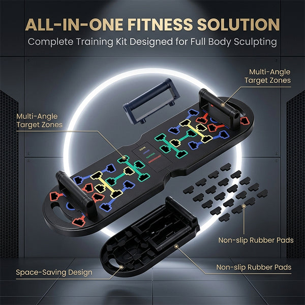 Sakerplus® Foldable Push Up Board Workout System