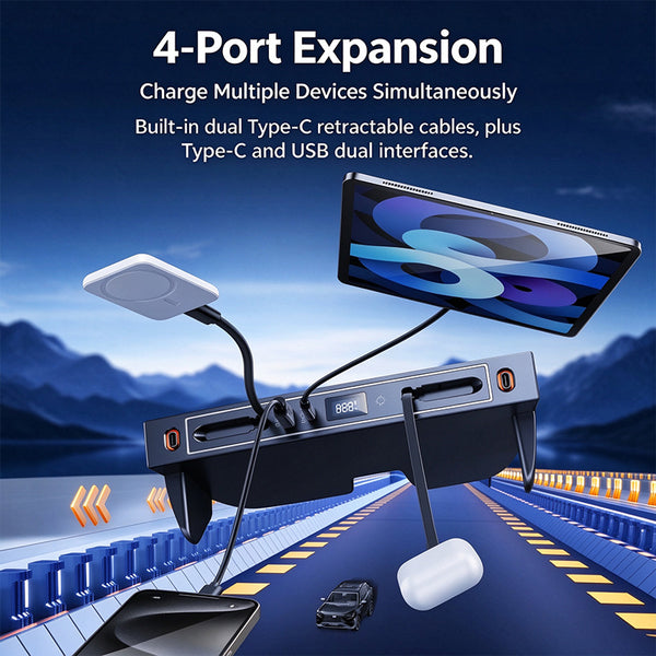 Sakerplus® Toyota RAV4 LED USB Charging Hub