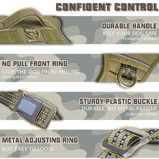 Sakerplus Tactical Dog Harness No Pull