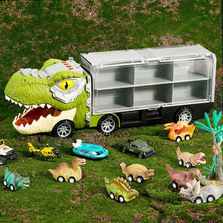 Sakerplus Dinosaur Transport Carrier Truck Set
