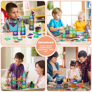 Sakerplus Magnetic 3D Building Blocks Set