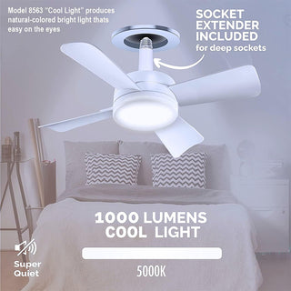 Sakerplus Ceiling Fan Light With Remote Control