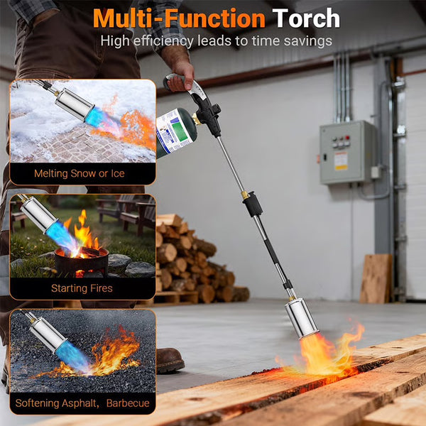Sakerplus® Professional Propane Weed Torch Burner
