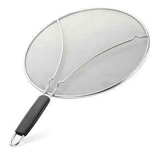 Sakerplus® Stainless Steel Splatter Screen Frying Pan
