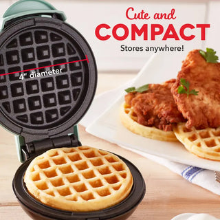 Sakerplus® Mini Waffle Bowl Maker Non-Stick Coating
