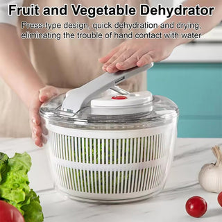 Sakerplus® Effortless Salad Spinner With Colander