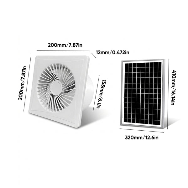 Sakerplus® High Velocity Solar Ventilation Fan
