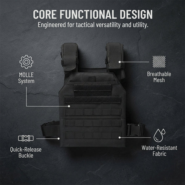 Sakerplus® Tactical MOLLE Utility Vest