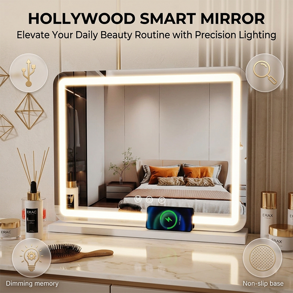 Sakerplus® Large LED Vanity Mirror With Lights