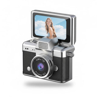 Sakerplus® Mini Flip Screen Retro Camera