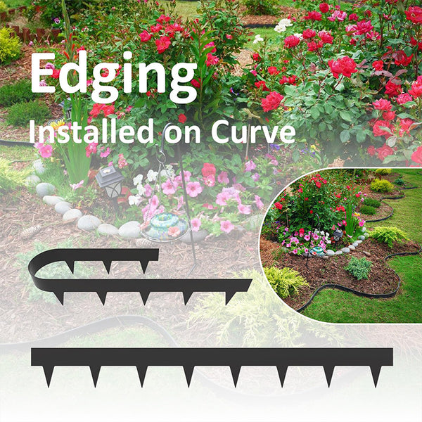 Sakerplus® Flexible Steel Garden Border