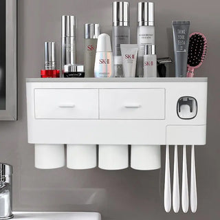 Sakerplus® Tooth Brush Holder For Bathroom Wall Mounted
