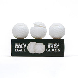 Sakerplus® Golf Ball Shaped Shot Glass Set