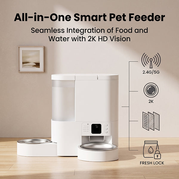 Sakerplus® Smart Automatic Pet Feeder Camera