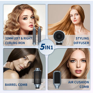 Sakerplus 5 In 1 Professional Hair Styling Set