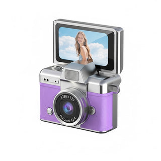 Sakerplus® Mini Flip Screen Retro Camera