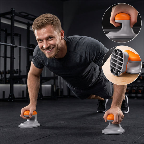 Sakerplus® Ergonomic Push Up Bars With Mat