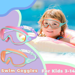 Sakerplus® Kids Swimming Goggles Set