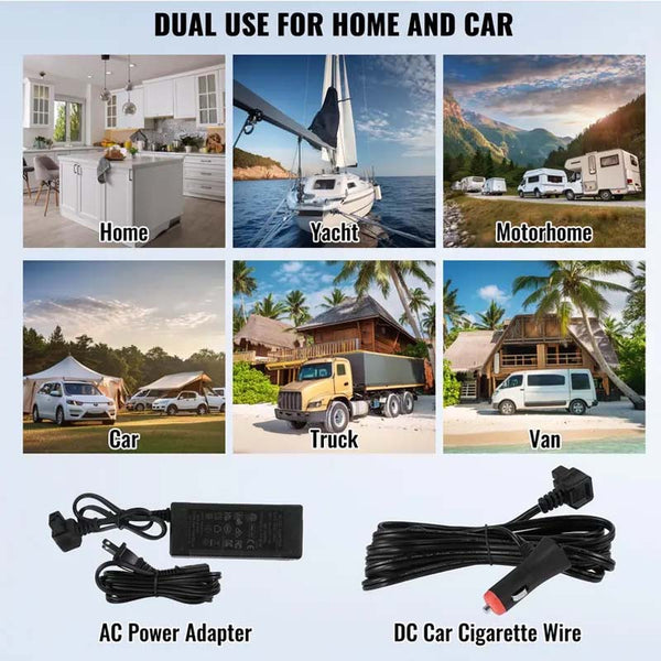 Sakerplus® Portable Car Refrigerator Freezer Cooler
