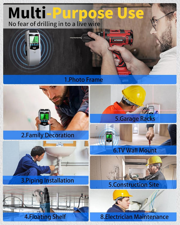 Escáner de pared Sakerplus 5 en 1