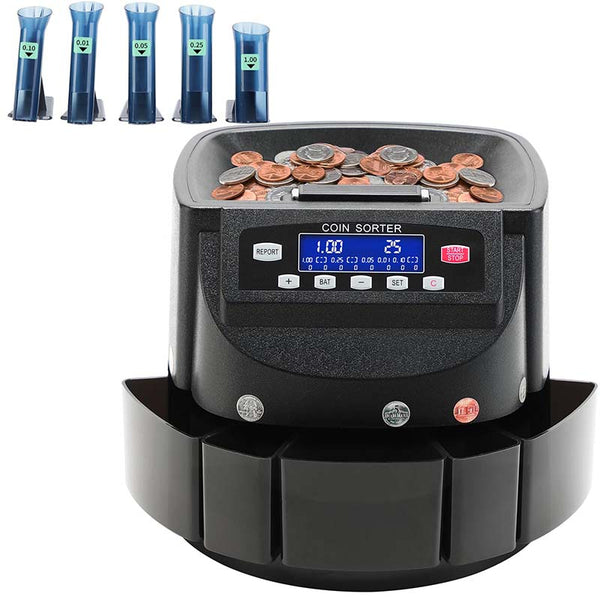 Sakerplus® Automatic Coin Counter Sorter