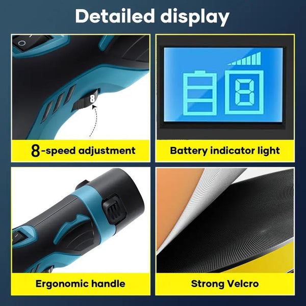 Sakerplus 8-Speed Cordless Car Polishing Machine