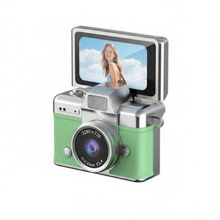 Sakerplus® Mini Flip Screen Retro Camera