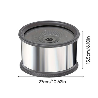 Sakerplus Large Capacity No Spill Dog Bowl