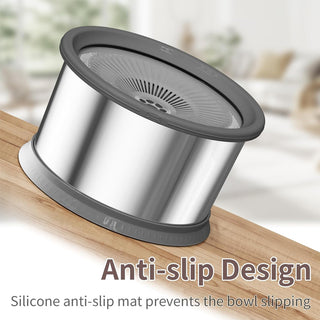 Sakerplus Large Capacity No Spill Dog Bowl