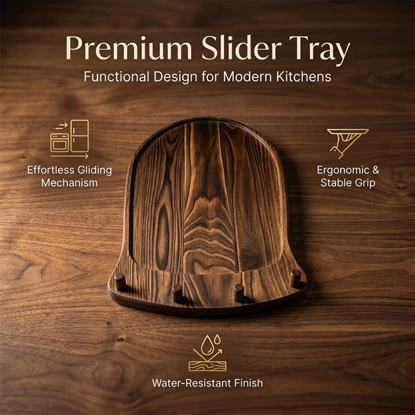 Sakerplus® Wooden Mixer Slider With Storage